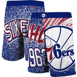 Mitchell & Ness Philadelphia 76ers Hardwood Classics Jumbotron Sublimated Shorts Sr