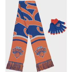 Foco New York Knicks Glove & Scarf Set W