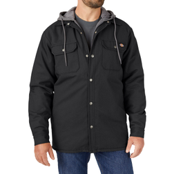 Dickies Hydroshield Duck Hooded Shirt Jacket - Black