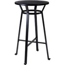 GlitzHome Steel Bar Table Bar Table 23.6"