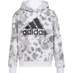 Adidas Camo Allover Print Pullover Hoodie - White (GA8003)