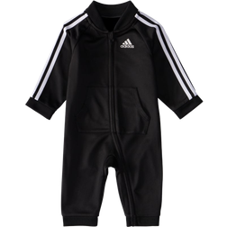 adidas Infant 3-Stripes Tricot Coveralls - Black (GA2500)