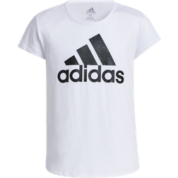 Adidas Girl's Classic Badge Of Sport Tee Extended Size - White (EY1954)