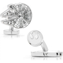 Cufflinks Inc Millennium Falcon Blueprint Cufflinks - Silver/White/ Black