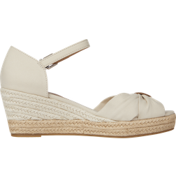 Tommy Hilfiger Open Toe Mid Wedge - Classic Beige