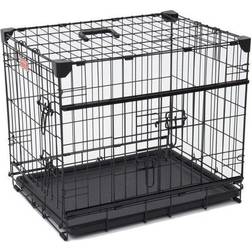 Sliding Double Door Dog Crate X-Small 45.72x53.34