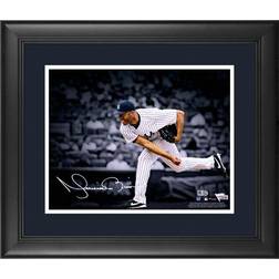 Fanatics New York Yankees Mariano Rivera Framed Autographed Pitching Spotlight Photograph