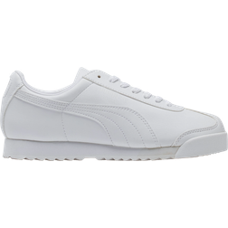 Puma Big Kid's Roma Basic - White/Light Grey