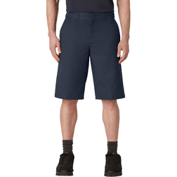 Dickies Cooling Active Waist Flat Front Shorts, 13 - Dark Navy