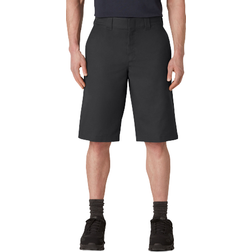 Dickies Cooling Active Waist Flat Front Shorts, 13 - Black