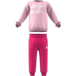 adidas Infant Essentials Sweatshirt and Pants - Clear Pink (HM6601)