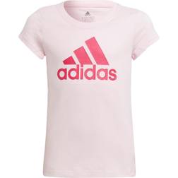 adidas Girl's Essential T-shirt - Clear Pink/Team Real Magenta (HM8732)