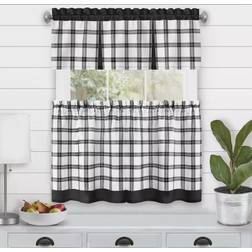 Achim Tate Tier & Valance Window Curtain Set 147.32x60.96cm