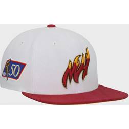 Mitchell & Ness Miami Heat Hardwood Classics 50th Anniversary Snapback Cap Sr