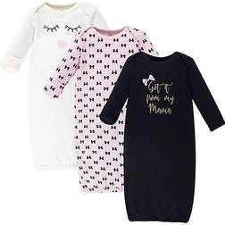 Little Treasures Cotton Gowns 3-pack - Mama