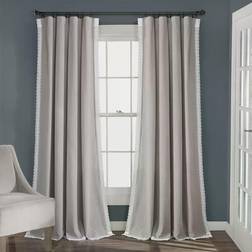 Lush Decor Rosalie Window Curtains 2 Pack 137.16x274.32cm