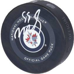 Fanatics Winnipeg Jets Mark Scheifele Autographed 2019 Model Official Game Puck