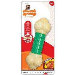 Nylabone Double Action Bacon Menta 2 en 1 Goma Talla M Nylon