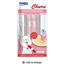 Inaba Churu Creamy Salmon Puree Cat Treat 2oz