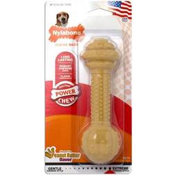 Nylabone Barbell Power Chew Durable Dog Toy Medium