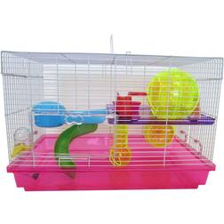 12 in. Clear Plastic Hamster-Mice Cage in