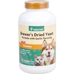 NaturVet Brewer's Dried Yeast Formula plus Vitamins Garlic 500