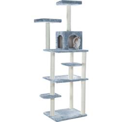 Armarkat 74" Real Wood Cat Tree With Seven Levels