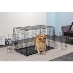 Go Pet Club 2-Door Metal Dog Crate with Divider