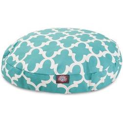 Majestic Pet Outdoor Teal Trellis Round Bed SM