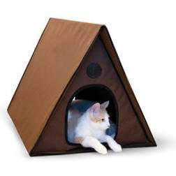 K&H Pet Products Outdoor Heated Kitty A-Frame House