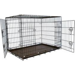 Iconic Pet Double Door Wire Dog Crate 30x21x23 53.3x58.4