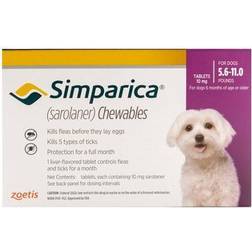 Zoetis Simparica For Dogs 5.6-11 Lbs (Purple) 3