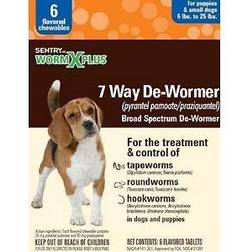 Sentry Worm X Plus 7 Way Dewormer Small Dogs Count