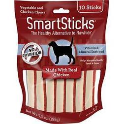 SmartBones SmartSticks with Real Chicken 10 Count Rawhide-Free Chews