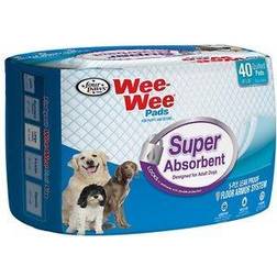 Four Paws Wee-Wee Super Absorbent, Pack of 40 pads