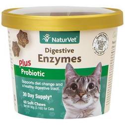 NaturVet Digestive Enzymes Plus Probiotic Chews