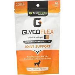 VetriScience GlycoFlex 3 Mini Bite-Sized Small Dog Chews, Count of 60