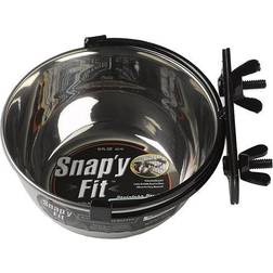 Midwest Snap'y Fit Water and Feed Bowl
