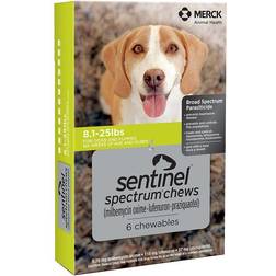 Sentinel Spectrum Chews 8.1-25lbs 6 Count