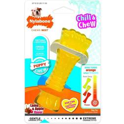 Nylabone Puppy Chew Freezer Dog Lamb & Apple Flavor Small/Regular Up to