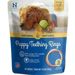 N-Bone Puppy Teething Ring 3-Pack Chicken Chew Treats