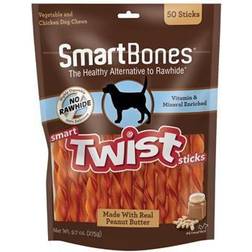 Smartbones Peanut Butter Flavor Twist Sticks