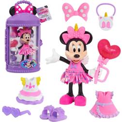 Disney Minnie Mouse Fashion Unicorn Doll with Case, Set of 13