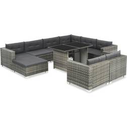 vidaXL 41878 Loungesæt, 1 borde inkl. 3 sofaer