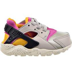 Nike Huarache Run TD - Light Bone/University Gold/Black/Lethal Pink