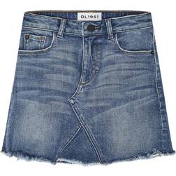 Girl's Chic Denim Skirt - Blue Rose (DL1961)