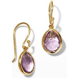 Ippolita Rock Candy Teeny Teardrop Earrings AMETHYST