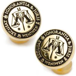 Harry Potter Ministry Of Magic Wizengamot Cufflinks - Gold/Black