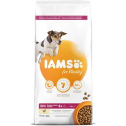 IAMS Sèche Chien Senior Petite et Moyenne Race - 12 kg