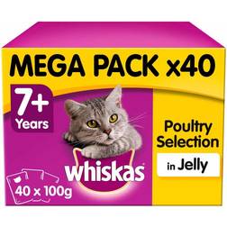 Whiskas 7+ Senior Poultry In Jelly 40x100g